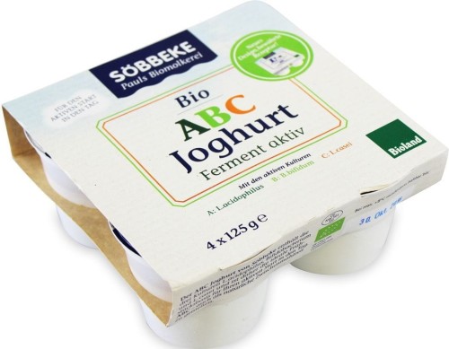 ABC BIO PROBIOTISCHE YOGHURT 4 x125 g - SOBBEKE