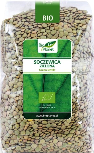 SOCZEWICA ZIELONA BIO 1 kg - BIO PLANET