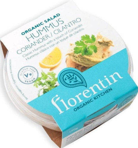 Hummus met koriander en citroensap glutenvrij BIO 170 g - FLORENTIN