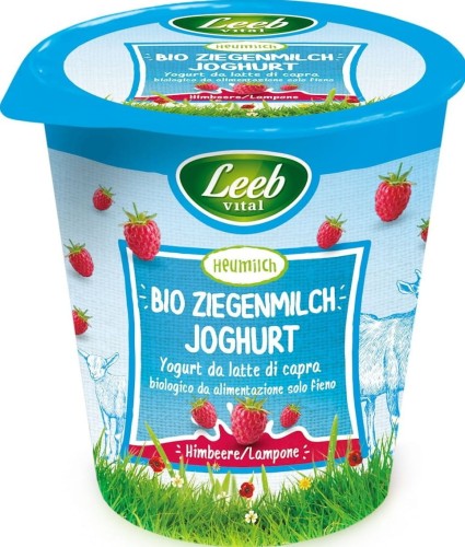 GOAT RASPBERRY YOGHURT BIO 125 g - LEEB VITAL