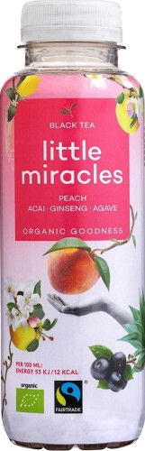 ENERGY DRINK BLACK TEA FLAVOURED BIO 330 ml - LITTLE MIRACLES