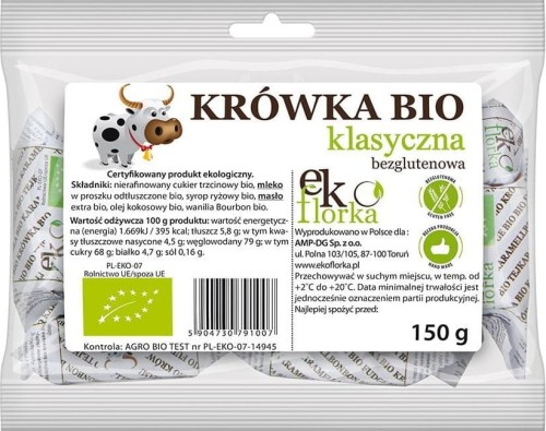 Crfeam caramel  gluten-free BIO 150 g - EKOFLORKA