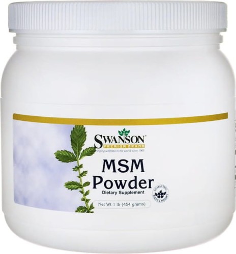 MSM siarka organiczna proszek 500mg 454g SWANSON