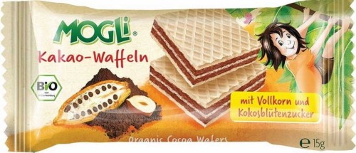 COCOA WAFER BIO 15 g - MOGLI
