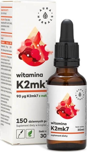 Witamina K2mk7 w kroplach (30 ml)