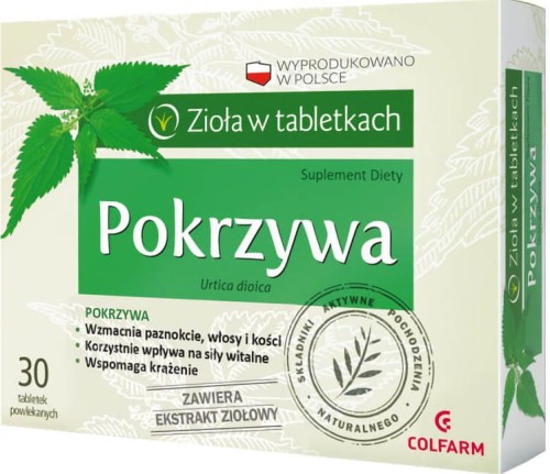 Pokrzywa 150mg 30 tabletek Colfarm
