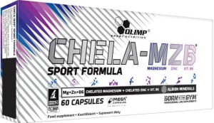 Magnez Cynk B6 Chela-MZB Sport formula 60 kapsułek Olimp sport nutrition
