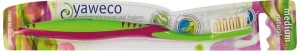 Natural bristle toothbrush, medium - YAWECO