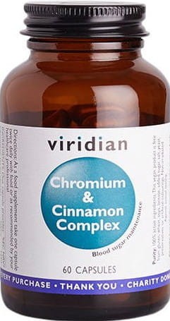 Chromium & Cinnamon Complex 60 capsules Viridian