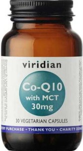 Co-Q10 with MCT 30mg 30 capsules Viridian