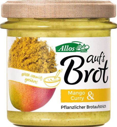 PASTA KREMOWA Z MANGO I CURRY BIO 140 g - ALLOS