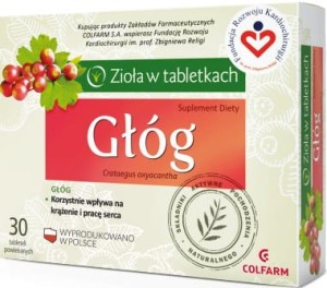 Głóg 100 mg 30 tabletek Colfarm