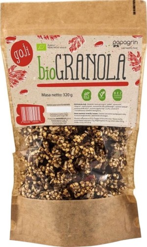 GRANOLA WITH GOJI BIO 320 g - PAPAGRIN