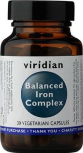 Balanced Iron Complex 30 capsules Viridian