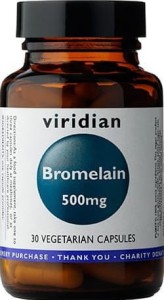 Bromelain 500mg 30 capsules Viridian