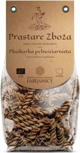 WHOLEMEAL FUSILLI PASTA (EMMER) BIO 250 g - FABIJAŃSCY