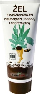 Żel z kasztanowcem, miłorzębem i babką lancetowatą 200ml GorVita