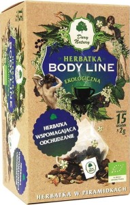 BODY LINE TEA IN PYRAMID BAGS BIO (15 x 2 g) - DARY NATURY