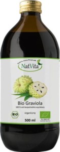 Bio Graviola 100% organic puree BIO 500ml NatVita