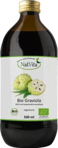 Bio Graviola 100% organic puree BIO 500ml NatVita