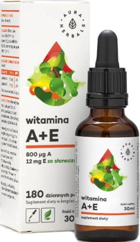 Witamina A + E - Suplement diety w kroplach (30 ml)