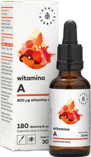 Witamina A  - Suplement diety w kroplach (30 ml)