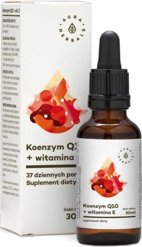 Koenzym Q10 + witamina E - w kroplach (30 ml)