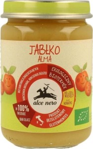 APPLE PUREE (from 4 months of age) BIO 140 g - ALCE NERO