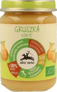PEAR PUREE (from 4 months of age) BIO 140 g - ALCE NERO
