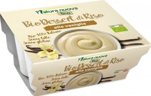 VANILLA RICE PUDDING GLUTEN-FREE BIO 4x100 g - NATURA NUOVA