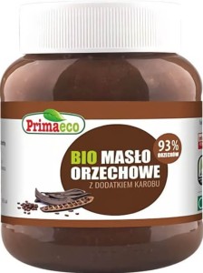 PEANUT CREAM WITH CAROB BIO 340 g - PRIMAECO