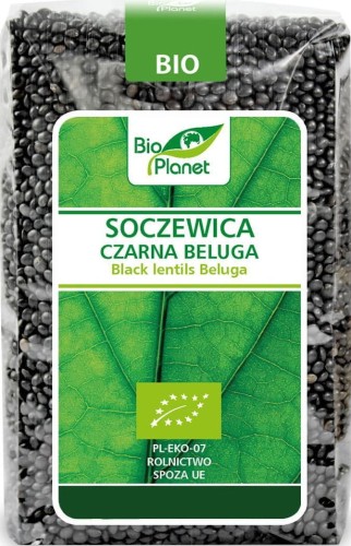 SOCZEWICA CZARNA BELUGA BIO 500 g - BIO PLANET