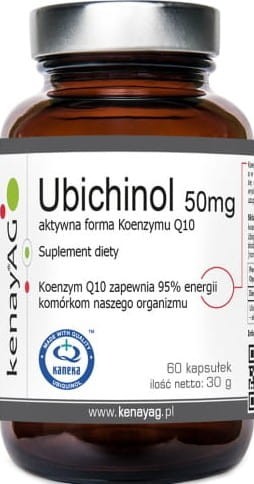 Ubiquinol co-enzym Q10 50 mg 60 capsules kenayAG