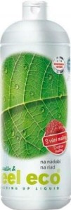 Geschirrspülmittel für Obst und Gemüse, 1 Liter mit Himbeerduft FEEL ECO