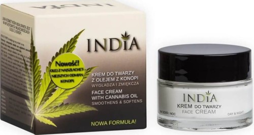 Face cream with hemp oil 50ml India Cosmetics