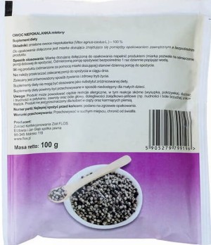 Gemalen kuis fruit 100g Flos