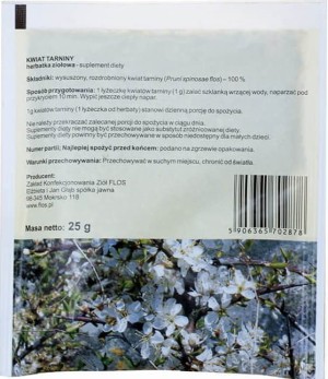 Sleedoornbloem 25g Flos