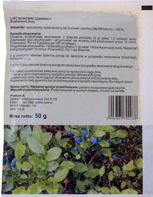 Liść borówki czernicy 50g Flos