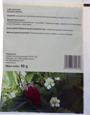 Liść poziomki 50g Flos