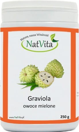 Graviola ground fruit 250g NatVita
