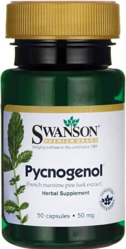 Extract from the bark of the French coastal pine Pycnogenol 50mg 50 capsules SWANSON