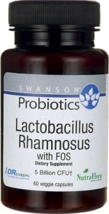 Lactobacillus Rhamnosus with FOS 5 billion CFU 60 kapsułek SWANSON