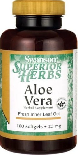 Aloes Aloe Vera 25mg 100 capsules SWANSON