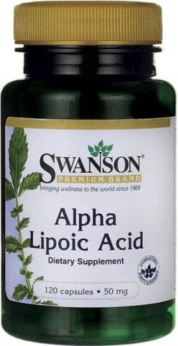 ALA kwas alfa liponowy Alpha Lipoic Acid 50mg 120 kapsułek SWANSON