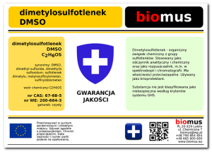 Dimethyl sulfoxide DMSO plastic packaging 250ml BIOMUS