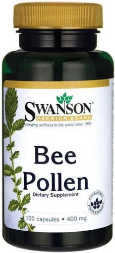 Pyłek pszczeli Bee Pollen 400mg 100 kapsułek SWANSON
