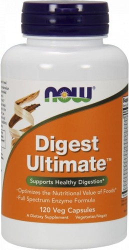 Enzymy Digest Ultimate 120 kapsułek NOW FOODS