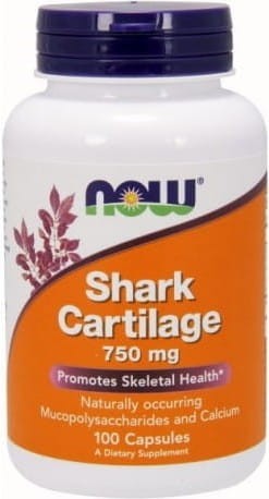 Chrząstka rekina Shark Cartilage 100 kapsułek NOW FOODS