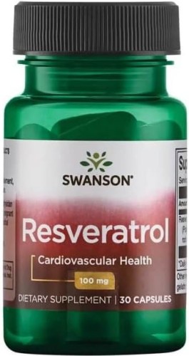 Resweratrol korzeń rdest japoński 50mg Resveratrol 30 kapsułek SWANSON
