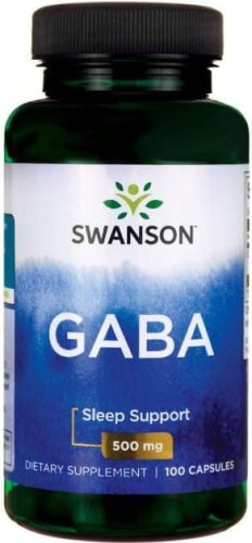 Kwas Gamma Aminomasłowy GABA 500mg 100 kapsułek SWANSON